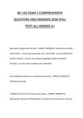 NU 155 EXAM 3 COMPREHENSIVE QUESTIONS AND ANSWERS 2026 &lpar;FULL TEST&rpar; ALL GRADED A&plus;&period;