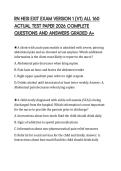 RN HESI EXIT EXAM VERSION 1 &lpar;V1&rpar; ALL 160 ACTUAL TEST PAPER 2026 COMPLETE QUESTIONS AND ANSWERS GRADED A&plus;