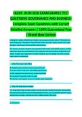 FACHE ACHE Board of Governors Exam Sample Questions &ndash; Governance & Business 2026&sol;2027