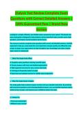 Dialysis Technician Test Review Study Guide