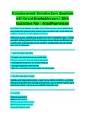 Fresenius Annual Clinical Competency Exam Complete Study Guide 2026&sol;2027 &vert; Dialysis Procedures & Safety Standards &vert; Verified Questions & Answers