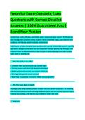 Fresenius Dialysis Technician Certification Complete Exam Study Guide 2026&sol;2027 &vert; Dialysis Procedures&comma; Patient Monitoring & Safety Standards &vert; Verified Questions & Answers