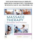 Test Bank - Massage Therapy-Principles and Practice&comma; 7th Edition &lpar;Salvo&comma; 2026&rpar;&comma; Chapter 1-30 &vert; All Chapters