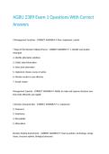 AGBU 2389 Exam 1 Questions With Correct Answers