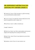 KBN JURISPRUDENCE MIDTERM EXAM 2026 QUESTIONS WITH ANSWERS GRADED A&plus;