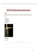  DEX IOT Exam Study Questions and Answers Latest&period;