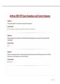 Arthrex DEX IOT Exam Questions and Correct Answers&period;