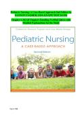 Pediatric Nursing&colon; A Case-Based Approach &semi; 2nd Edition by Lisa Knapp & Gannon Tagher &ndash; Complete Test Bank with Case-Based Exam Questions & Answers