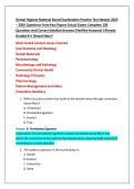 Dental Hygiene National Board Examination Practice Test Newest 2025  &ndash; 2026 Questions From Past Papers Actual Exams Complete 100 Questions And Correct Detailed Answers &lpar;Verified Answers&rpar; &vert;Already  Graded A&plus;&vert;&vert;Brand New&excl;&excl;