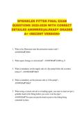 SPRINKLER FITTER FINAL EXAM QUESTIONS 2025-2026 WITH CORRECT DETAILED ANSWERS&vert;&vert;ALREADY GRADED A&plus; <RECENT VERSION>
