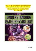 Understanding Pathophysiology&semi; 8th Edition by Sue E&period; Huether & Kathryn L&period; McCance &ndash; Comprehensive Test Bank with Exam Questions & Detailed Answers