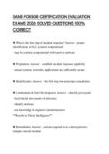 SANS FOR508 CERTIFICATION EVALUATION EXAMS 2026 SOLVED QUESTIONS 100&percnt; CORRECT