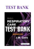 Mosby&rsquo;s Respiratory Care Equipment 10th Edition by James M&period; Cairo &ndash; Respiratory Therapy Equipment Study Notes and Practice Questions