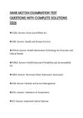 SANS MGT514 EXAMINATION TEST QUESTIONS WITH COMPLETE SOLUTIONS 2026