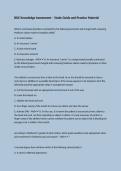 BOC Knowledge Assessment &ndash; Study Guide and Practice Material