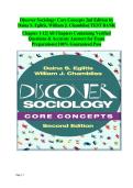 Discover Sociology&colon; Core Concepts&semi; 2nd Edition &ndash; Test Bank Practice Questions & Answers for Introductory Sociology