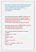 MOD C Basic Fire Operations Exam &vert;&vert; Most Recent Exam 2026             - 2027 Actual Complete  Real  Exam  Questions And Correct   Answers  &lpar;Verified  Answers&rpar; Already Graded  A&plus; &vert;                Guaranteed Success&excl;&excl; &vert; Newest Exam &vert;                        