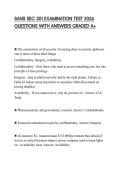 SANS SEC 301 EXAMINATION TEST 2026 QUESTIONS WITH ANSWERS GRADED A&plus;