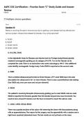 AAPC COC Certification &ndash; Practice Exam &OpenCurlyDoubleQuote;C&rdquo; Study Guide and Answer Review