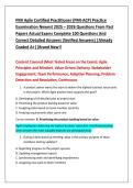 PMI Agile Certified Practitioner &lpar;PMI-ACP&rpar; Practice  Examination Newest 2025 &ndash; 2026 Questions From Past  Papers Actual Exams Complete 100 Questions And  Correct Detailed Answers &lpar;Verified Answers&rpar; &vert;Already  Graded A&plus;&vert;&vert;Brand New&excl;&excl;