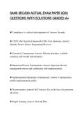 SANS SEC530 ACTUAL EXAM PAPER 2026 QUESTIONS WITH SOLUTIONS GRADED A&plus;