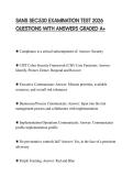 SANS SEC530 EXAMINATION TEST 2026 QUESTIONS WITH ANSWERS GRADED A&plus;