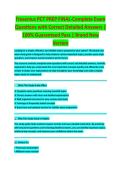 Fresenius PCT Final Exam Preparation Complete Study Guide 2026&sol;2027 &vert; Dialysis Technician Certification &vert; Verified Questions