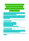 Fresenius Dialysis Registered Nurse &lpar;RN&rpar; Certification Exam Study Guide 2026&sol;2027 &vert; Dialysis Nursing Practice &vert; Verified Questions