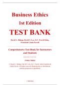 Test Bank &ndash; Business Ethics&comma; 1st Edition &ndash; David L&period; Bishop&comma; David S&period; Lee&comma; O&period;C&period; Ferrell&comma; John Fraedrich&comma; & Linda Ferrell &ndash; ISBN 9789814780803 &lpar;Full Chapters 1&ndash;12 Covered&rpar;