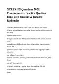 NCLEX-PN Questions 2026 &vert;  Comprehensive Practice Question  Bank with Answers & Detailed  Rationales