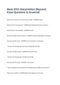 Basic EKG Interpretation &lpar;Baycare&rpar; Exam Questions & Answers