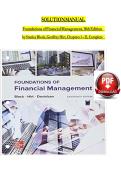 TEST BANK For Foundations of Financial Management&comma; 18th Edition by Stanley Block&comma; Geoffrey Hirt&comma; Bartley Danielsen&vert; Verified Chapter's 1 - 21 &vert; Complete Newest Version