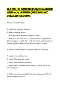 SAR TECH III COMPREHENSIVE EXAMPREP WITH 100&percnt; VERIFIED QUESTIONS AND DETAILED SOLUTIONS