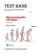 Test Bank For Discovering the Life Span 4th Edition by Robert S&period; Feldman&sol; ISBN &colon;978-0134577654&period;Latest Edition&period;