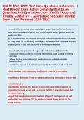 HESI RN EXIT EXAM Test Bank Questions & Answers &vert;&vert; Most Recent Exam Actual Complete Real Exam Questions And Correct Answers &lpar;Verified Answers&rpar; Already Graded A&plus; &vert; Guaranteed Success&excl;&excl; Newest Exam &vert; Just Released 2026-2027