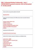 CQiB &vert; Professional Banking Fundamentals - topic 2  COMPREHENSIVE questions answered&comma; 2026 verified graded  A&plus; already passed&excl; 