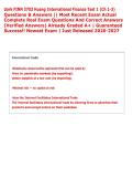 Uark FINN 3703 Huang International Finance Test 1 &lpar;Ch 1-3&rpar;  Questions & Answers &vert;&vert; Most Recent Exam Actual  Complete Real Exam Questions And Correct Answers  &lpar;Verified Answers&rpar; Already Graded A&plus; &vert; Guaranteed  Success&excl;&excl; Newest Exam &vert; Just Released 2026-202