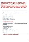 HR BLOCK Final Test Review Exam &lpar;ITC 2025&rpar; Test Bank  Questions & Answers &vert;&vert; Most Recent Exam Actual  Complete Real Exam Questions And Correct Answers  &lpar;Verified Answers&rpar; Already Graded A&plus; &vert; Guaranteed  Success&excl;&excl; Newest Exam &vert; Just Released 2026-2027