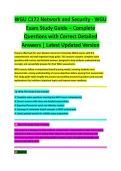 Network and Security C172 WGU Study Guide 2026&sol;2027 &vert; IT Security & Networking
