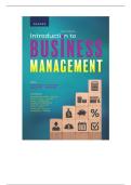 Exam summary for Businesses Management IB MNB 1601