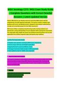 Sociology C273 WGU Study Guide 2026&sol;2027 &vert; Society&comma; Culture & Social Structures