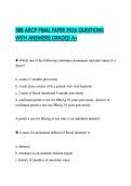 SBB ASCP FINAL PAPER 2026 QUESTIONS WITH ANSWERS GRADED A&plus;