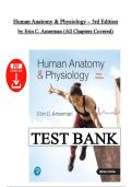 Test Bank for Human Anatomy & Physiology 3rd Edition &ndash; Amerman &vert; Chapters 1&ndash;28 &vert; Instant PDF Download 