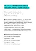 SBB ASCP COMPREHENSIVE EXAM 2026 QUESTIONS WITH SOLUTIONS GRADED A&plus;