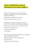 MCPPO COMPREHENSIVE EXAM 2026 QUESTIONS WITH SOLUTIONS GRADED A&plus;