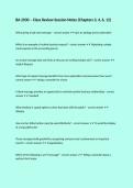 BA 2030 &ndash; Class Review Session Notes &lpar;Chapters 3&comma; 4&comma; 6&comma; 12&rpar;