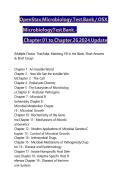 Test bank for Osx microbiology by openstax all chapters 1-26 latest &period; update