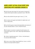 MLBPA AGENT ACTUAL EXAM SCRIPT 2026 QUESTIONS WITH ANSWERS GRADED A&plus;