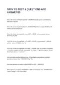 NAVY CS TEST 5 QUESTIONS AND ANSWERS