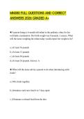 MN580 FULL QUESTIONS AND CORRECT ANSWERS 2026 GRADED A&plus;